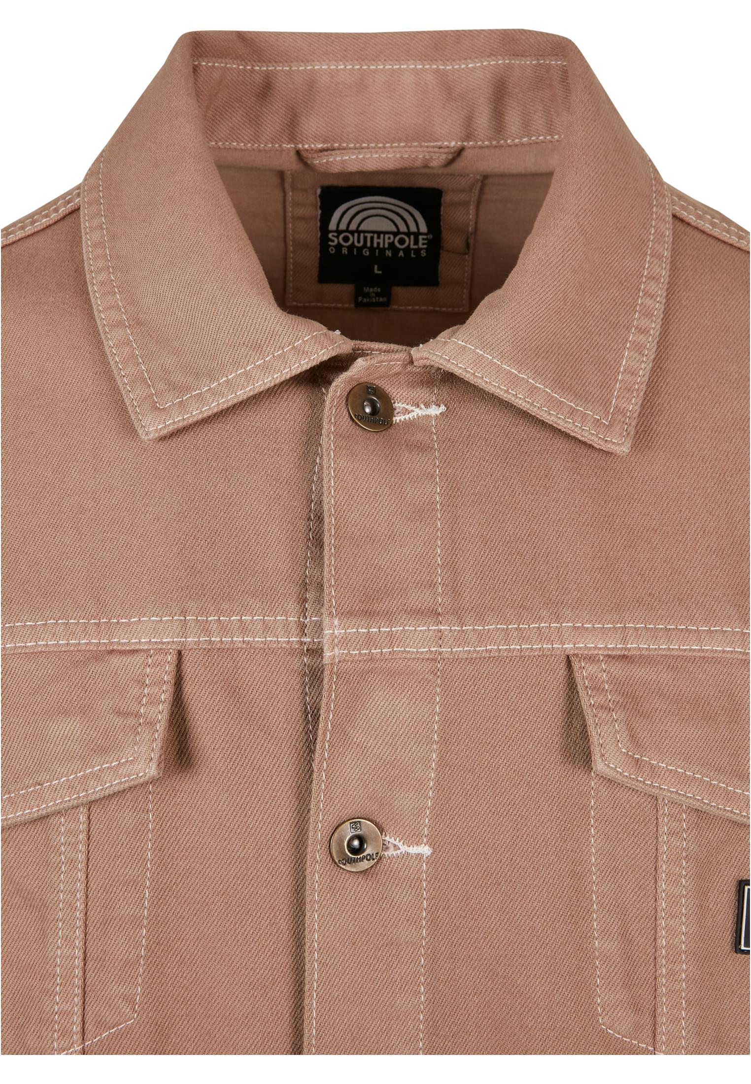 Saisonware Southpole Script Cotton Jacket in Farbe warmsand