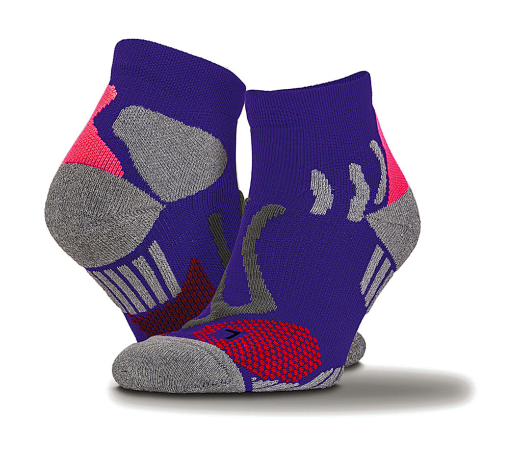  Technical Compression Sports Socks in Farbe Purple