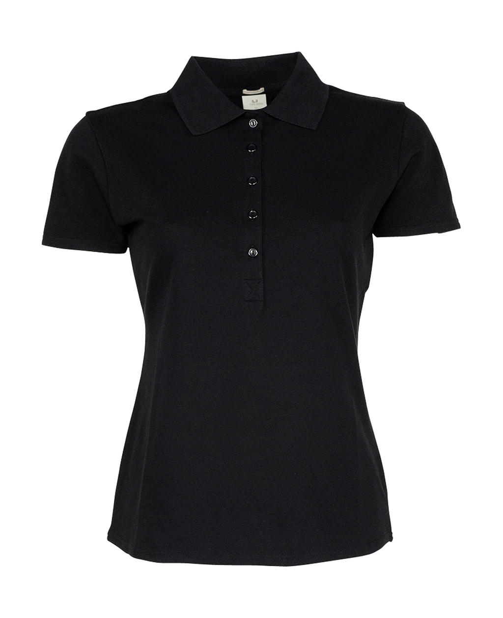  Ladies Luxury Stretch Polo in Farbe Black