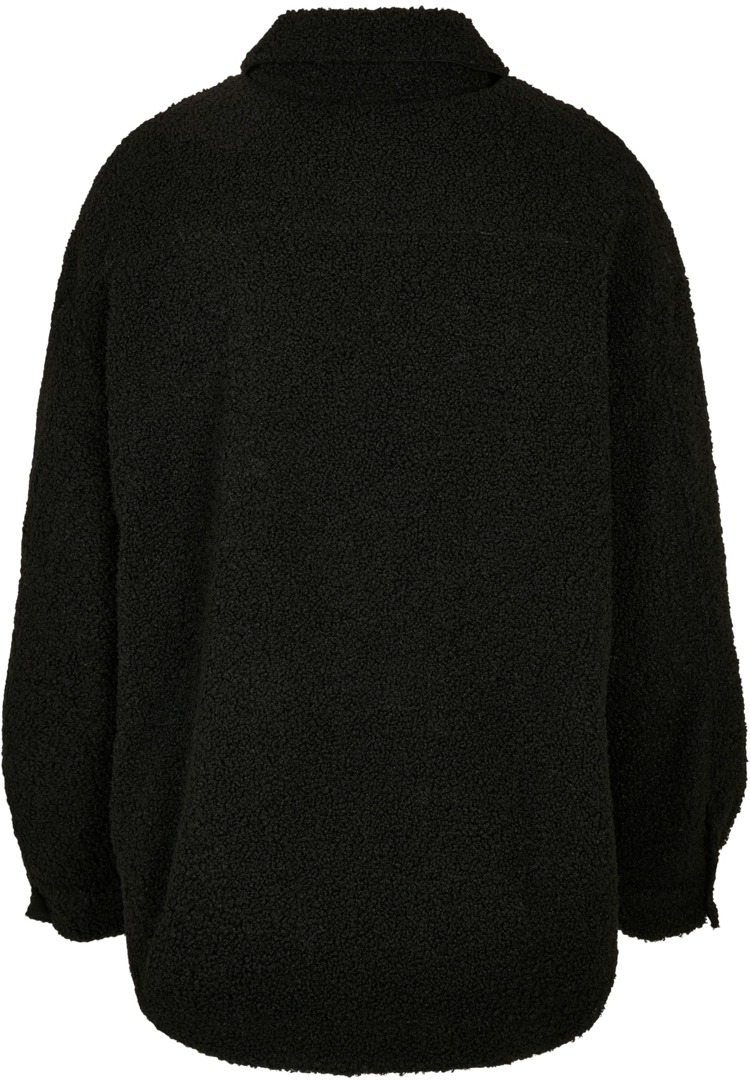 Hemden Ladies Sherpa Overshirt in Farbe black