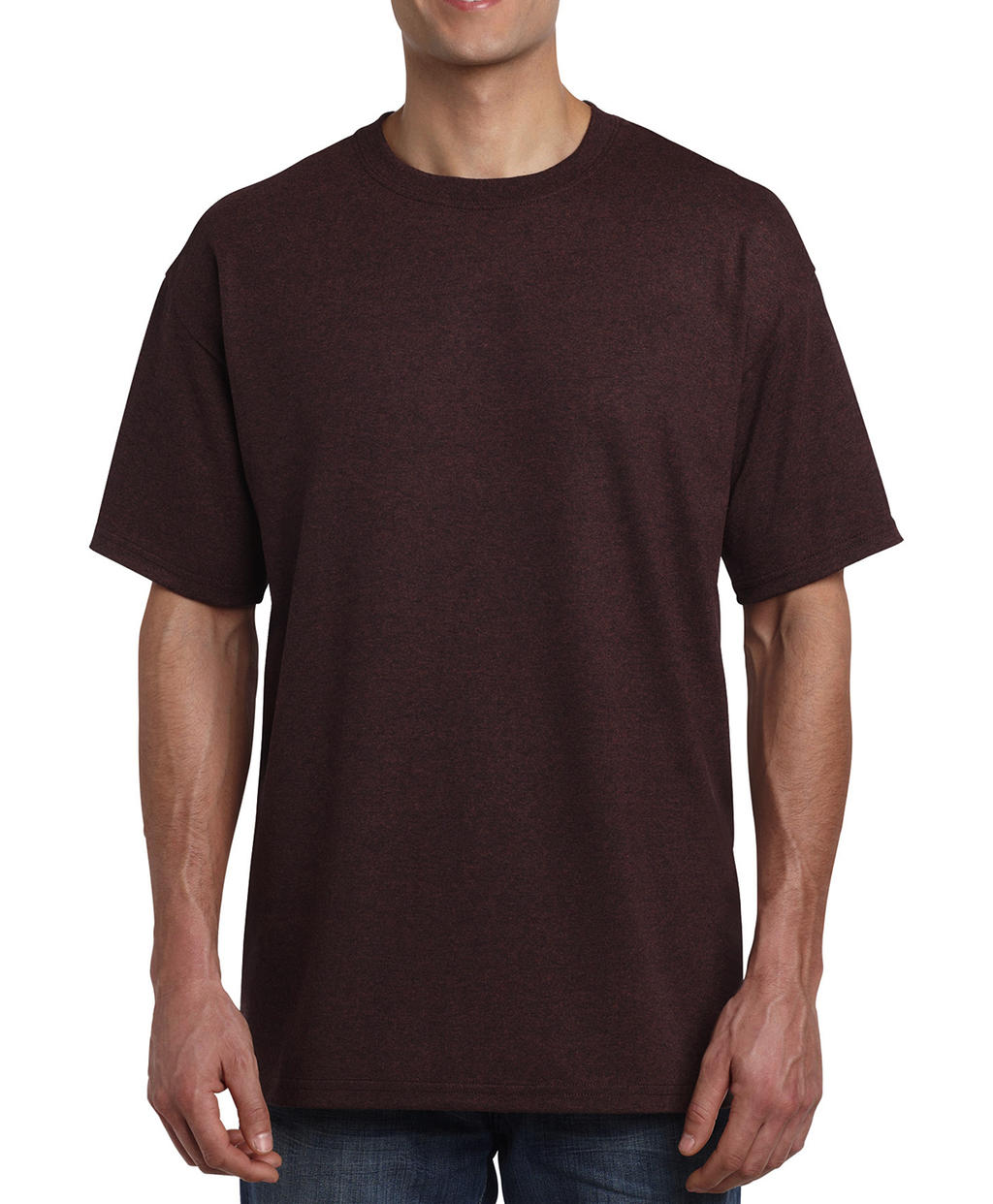  Heavy Cotton Adult T-Shirt in Farbe Russet