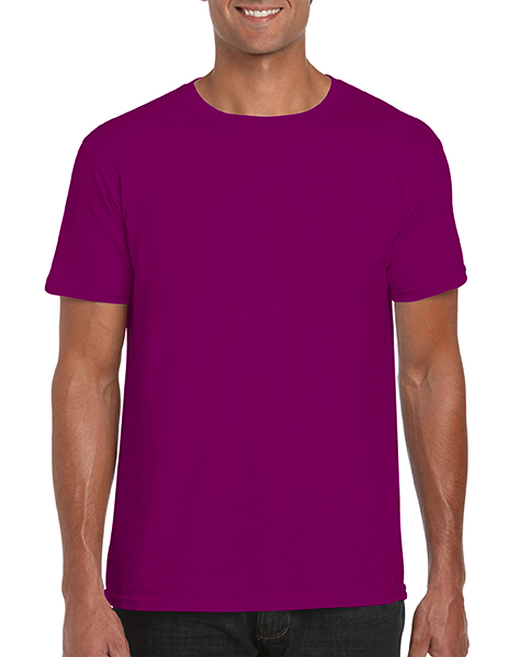  Softstyle? Ring Spun T-Shirt in Farbe Berry