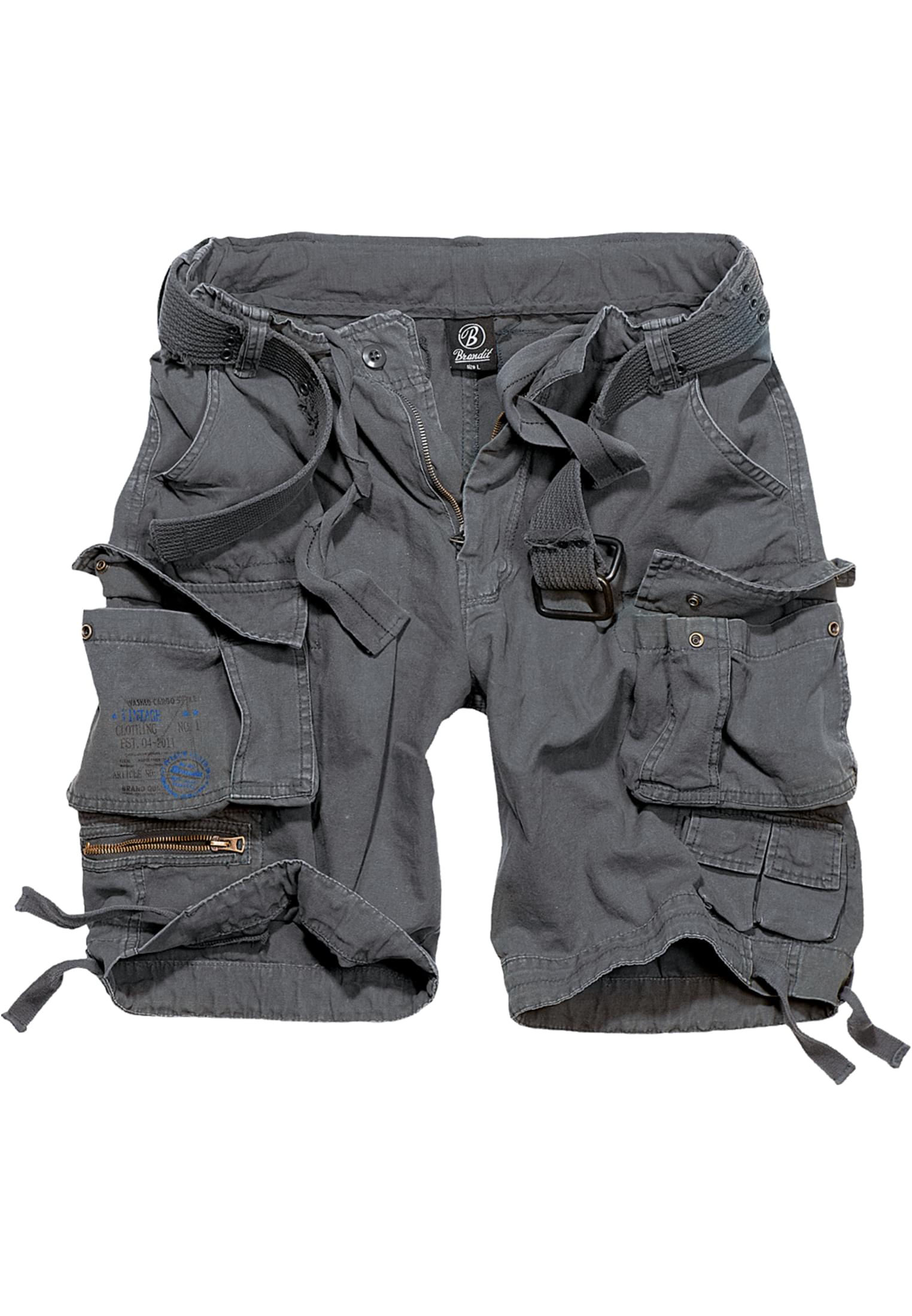 Shorts Savage Vintage Cargo Shorts in Farbe charcoal