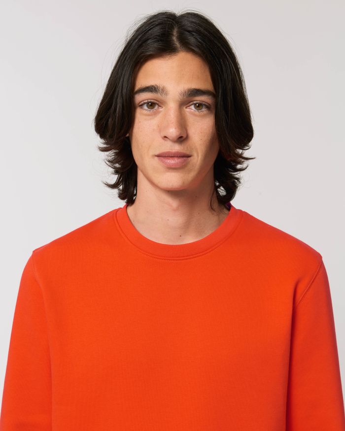 Crew neck sweatshirts Changer in Farbe Tangerine