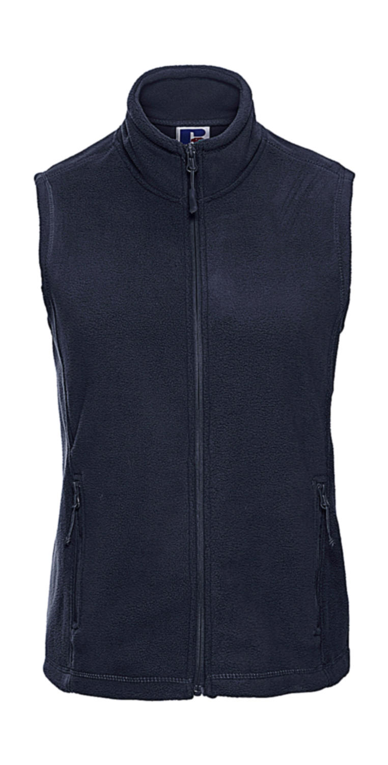  Ladies Gilet Outdoor Fleece in Farbe French Navy