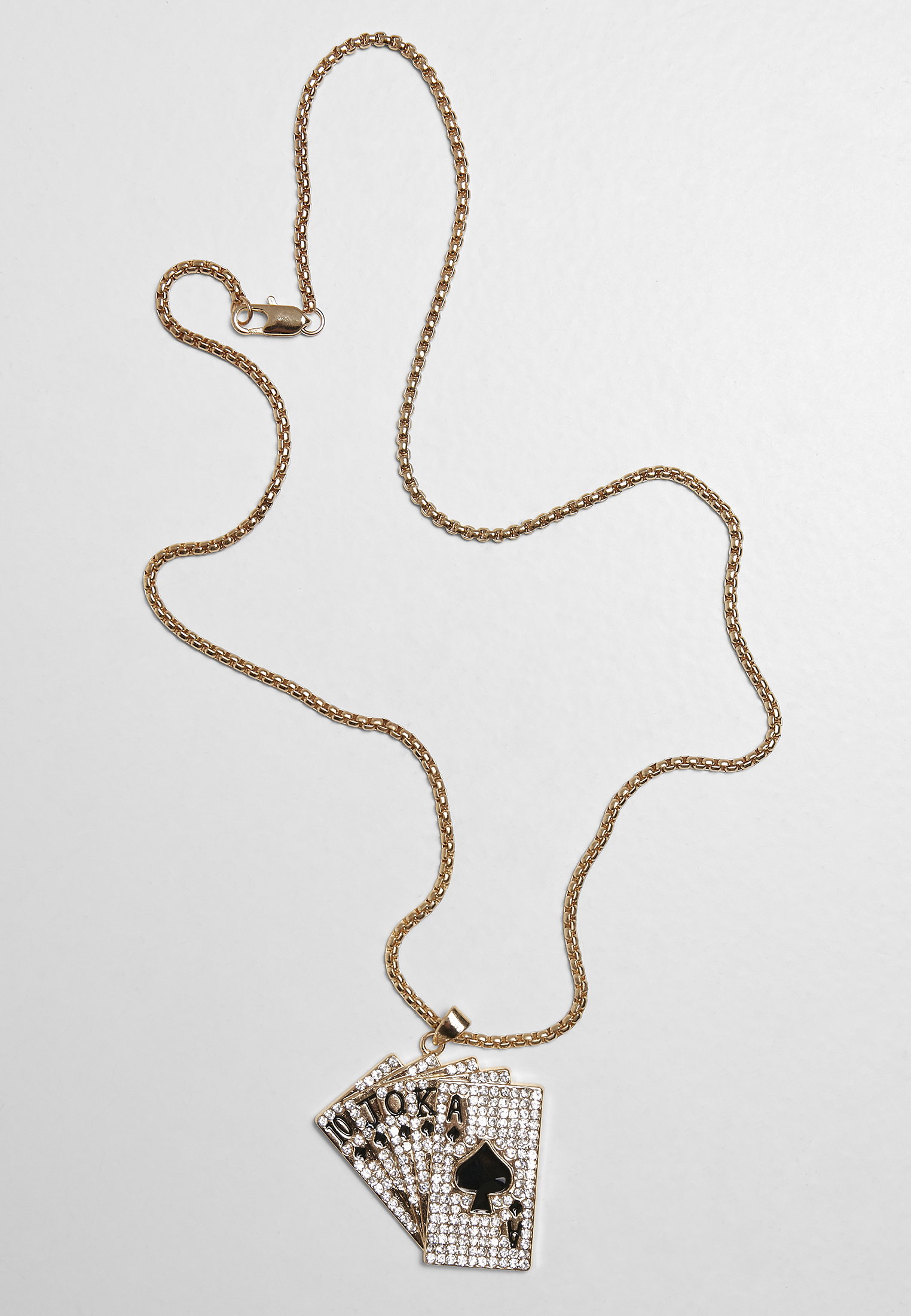 Schmuck Cards Necklace in Farbe gold