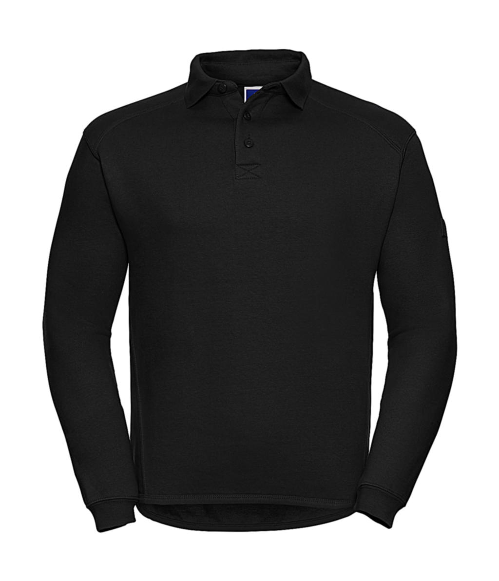  Heavy Duty Collar Sweatshirt in Farbe Black