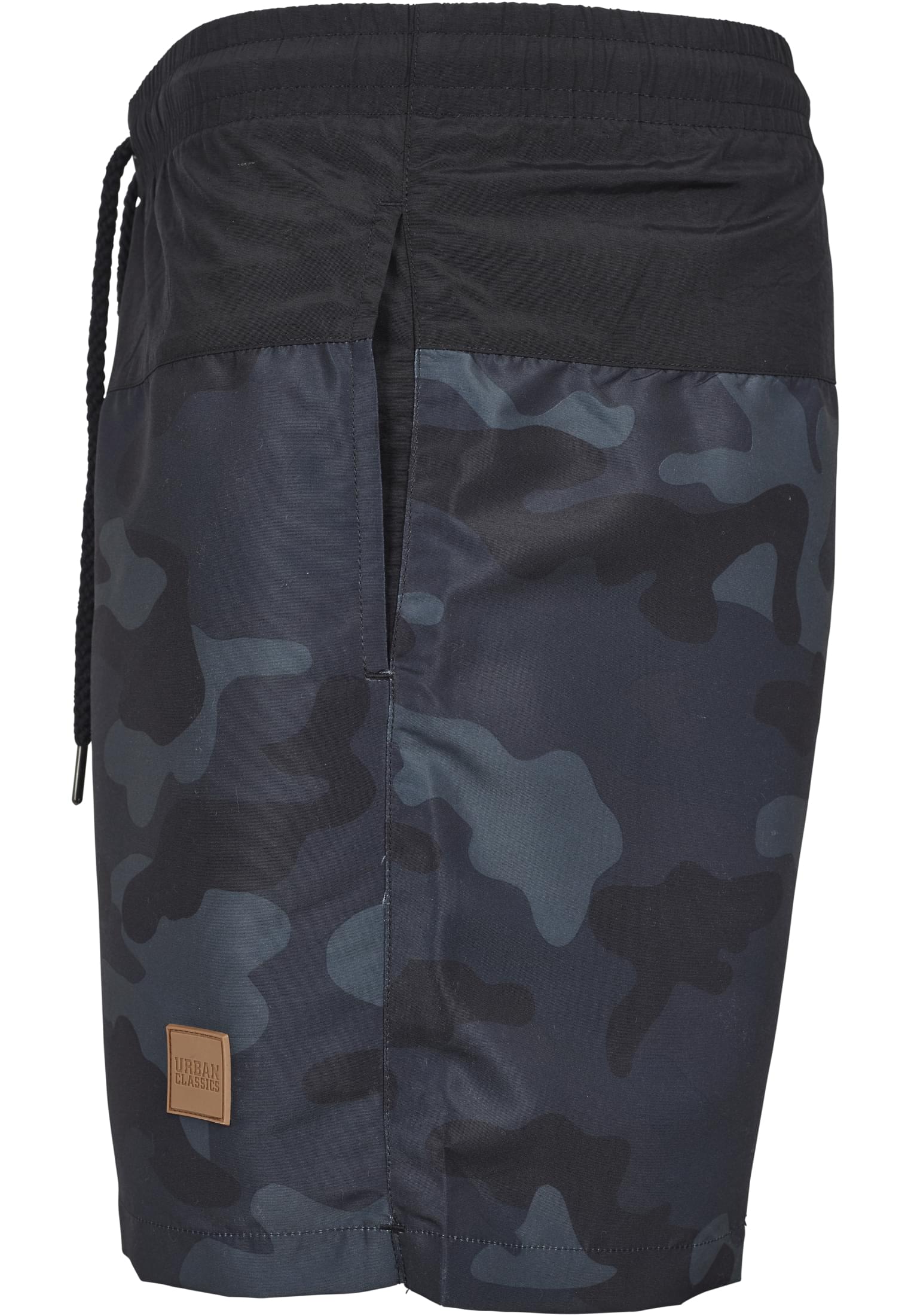 Plus Size Block Swim Shorts in Farbe blk/darkcamo