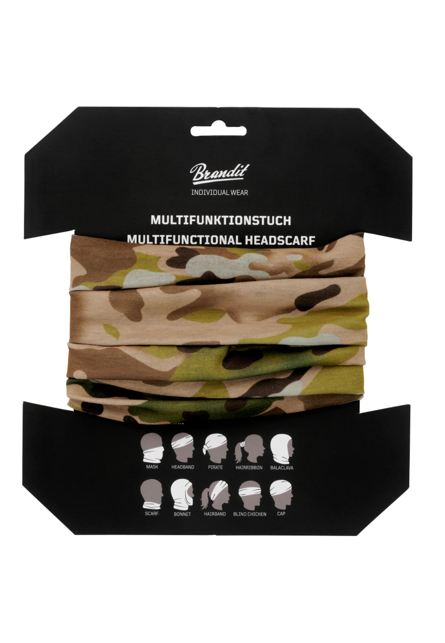 Accessoires Multifunktionstuch in Farbe tactical camo