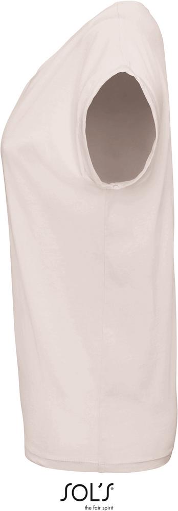 T-Shirt Melba Damen Rundhals T-Shirt in Farbe creamy pink