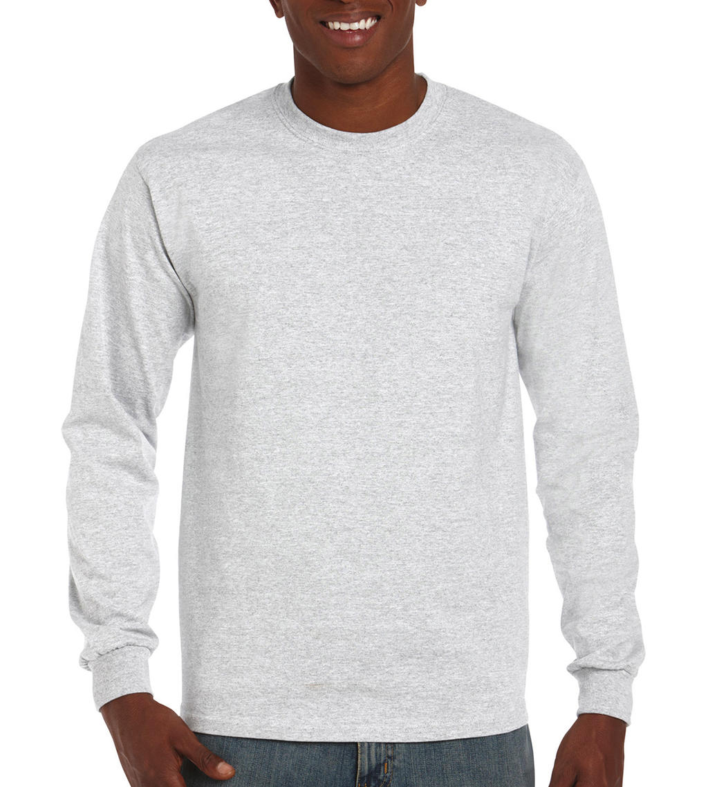  Ultra Cotton Adult T-Shirt LS in Farbe Ash Grey