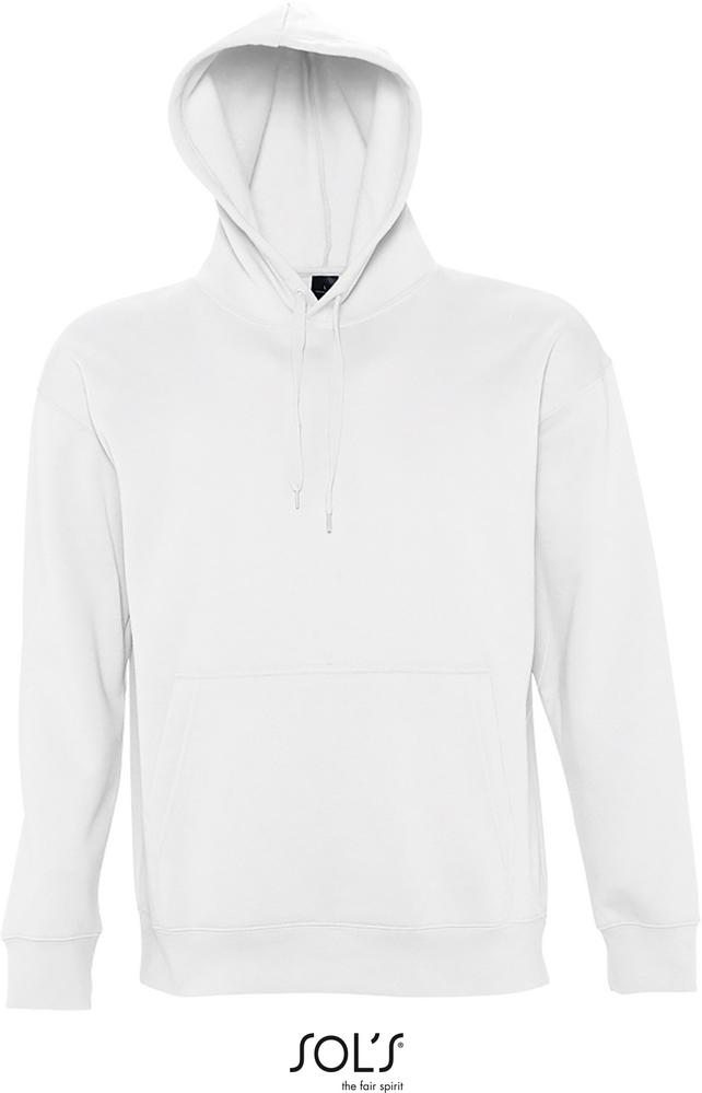 Sweatshirt Slam Unisex Kapuzen Sweatshirt in Farbe white