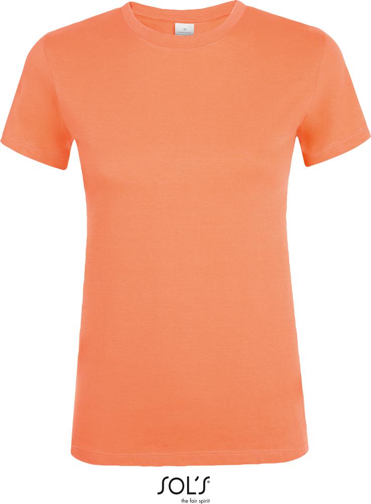T-Shirt Regent Women Damen Rundhals T-Shirt in Farbe apricot