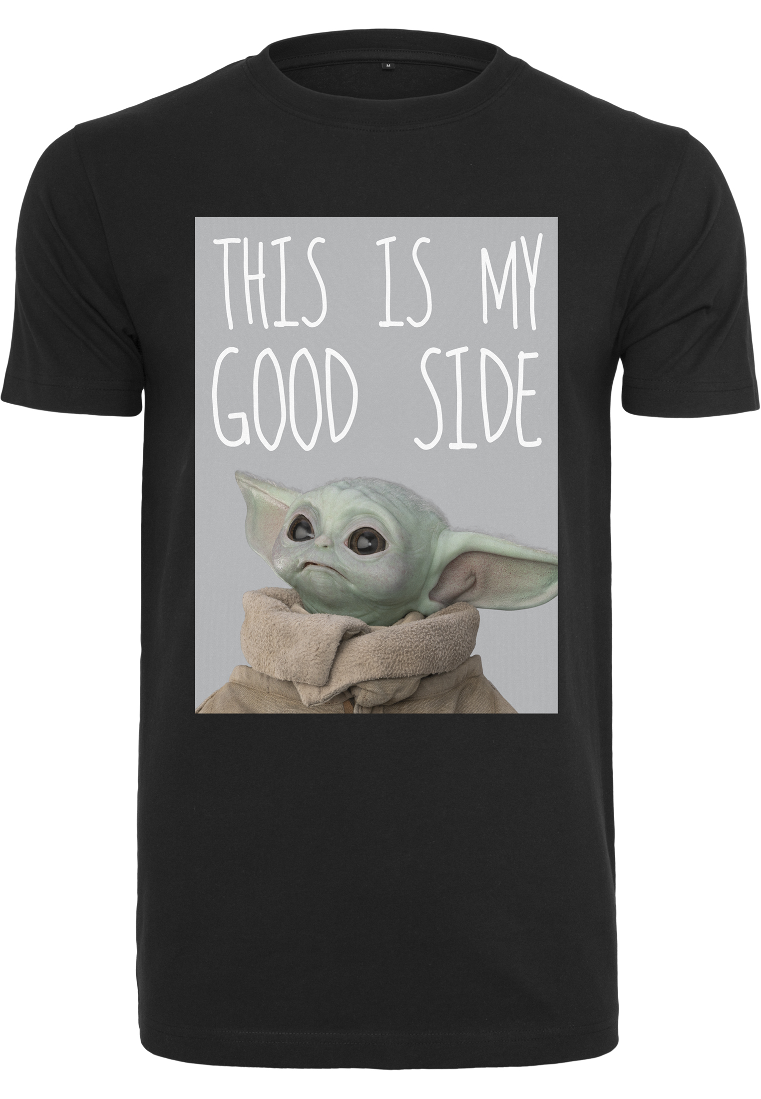 T-Shirts Baby Yoda Good Side Tee in Farbe black