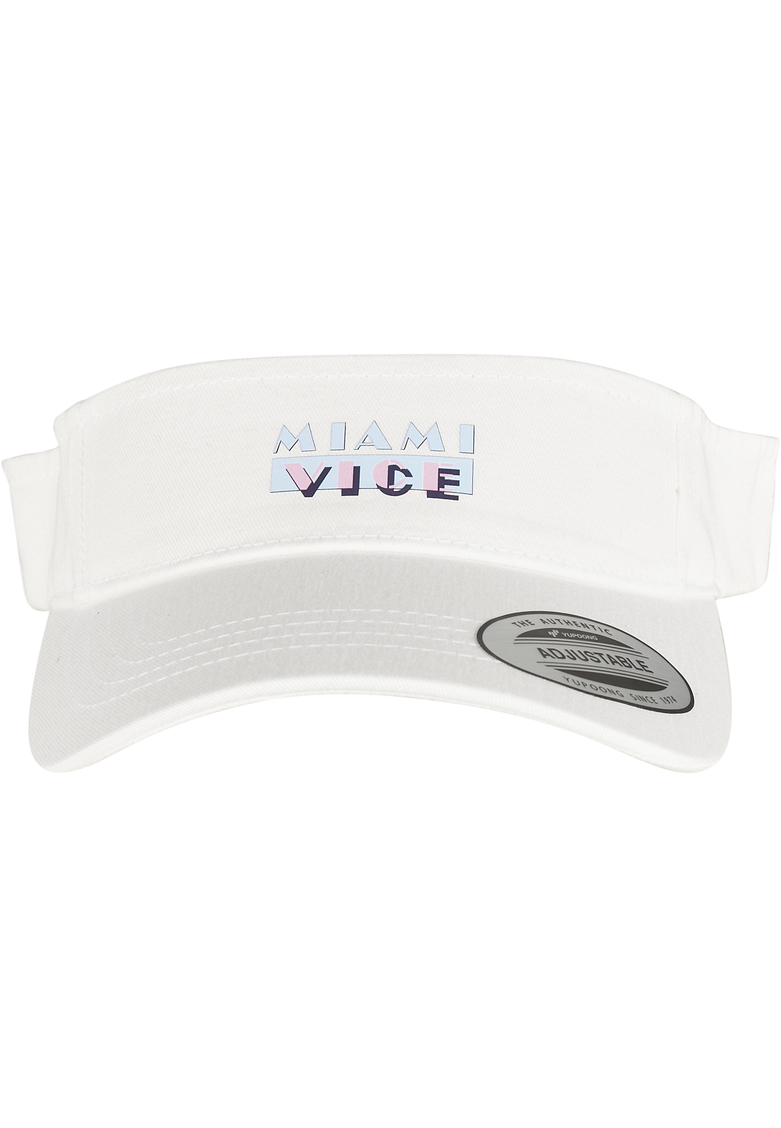 Caps & Beanies Miami Vice Logo Visor Cap in Farbe white